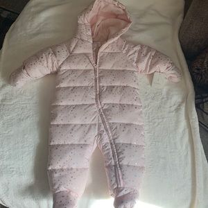 NWT Pink Snow Pram-3/6 months